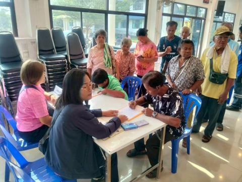 โครงการตัดแว่นตา ให้ผู้สูงอายุ ตำบลแสลงพัน ปีงบประมาณ 2569