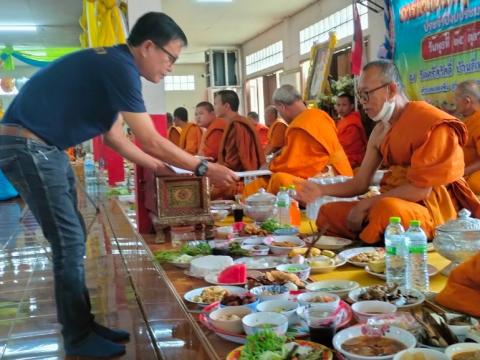 กิจกรรมสืบสานงานประเพณีอีสานการสวดมนต์หมู่ทำนองสรภัญญะ