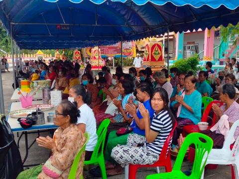 กิจกรรมสืบสานงานประเพณีอีสานการสวดมนต์หมู่ทำนองสรภัญญะ