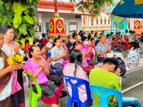 กิจกรรมสืบสานงานประเพณีอีสานการสวดมนต์หมู่ทำนองสรภัญญะ