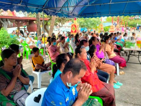 กิจกรรมสืบสานงานประเพณีอีสานการสวดมนต์หมู่ทำนองสรภัญญะ