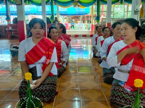 กิจกรรมสืบสานงานประเพณีอีสานการสวดมนต์หมู่ทำนองสรภัญญะ