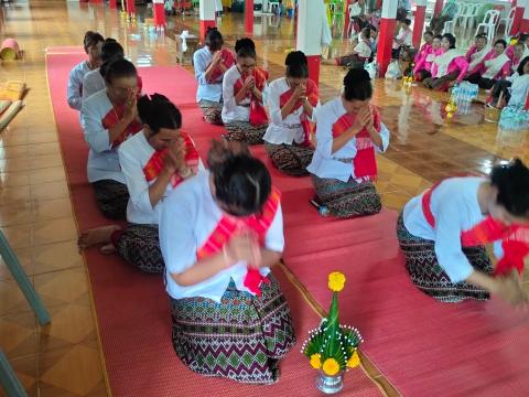 กิจกรรมสืบสานงานประเพณีอีสานการสวดมนต์หมู่ทำนองสรภัญญะ