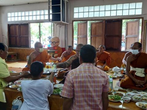 กิจกรรมสืบสานงานประเพณีอีสานการสวดมนต์หมู่ทำนองสรภัญญะ