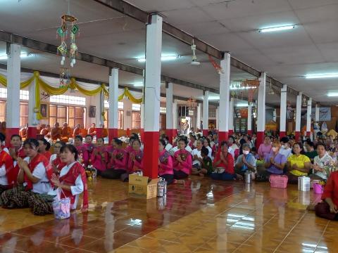 กิจกรรมสืบสานงานประเพณีอีสานการสวดมนต์หมู่ทำนองสรภัญญะ