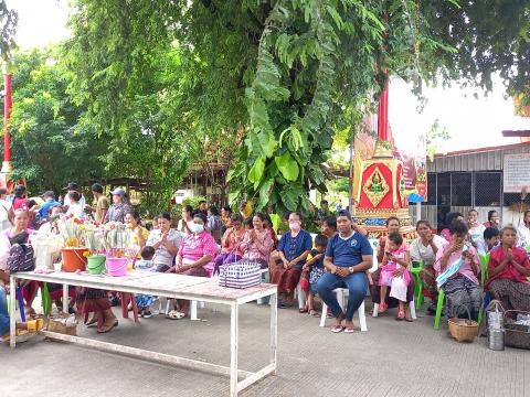 กิจกรรมสืบสานงานประเพณีอีสานการสวดมนต์หมู่ทำนองสรภัญญะ